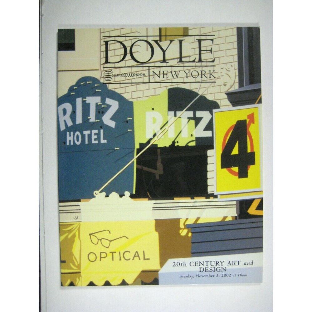 20th Century Art Design Doyle Auction Catalog 2002 Ernst Vasarely Jenkins PPB